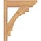 Ekena Millwork Merced Slat Smooth Outlooker, Western Red Cedar, 5 1/2"W x 18"D x 22"H OUT06X18X22MRC06SWR - alternate 3